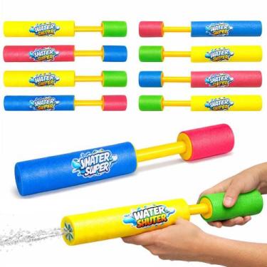 Imagem de 10 Arminha Lança Água Mini Tubo Jato 15cm Lembrancinha Festa - Goal Ki