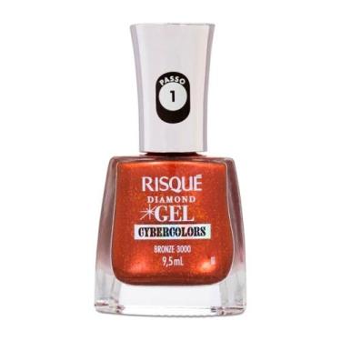 Imagem de Esmalte Risqué Diamond Gel Cybercolors Bronze 3000 9ml