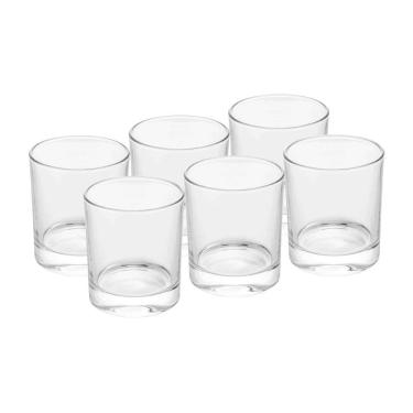 Imagem de Cj 6 Copos de Cristal para Whisky Transparente 350ml Wolff