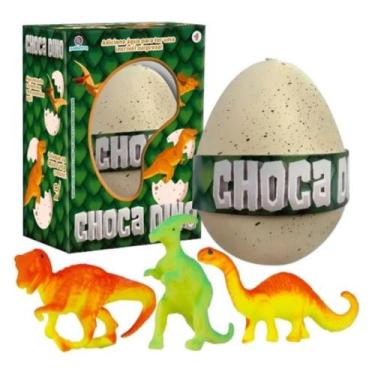 Imagem de Brinquedo Choca Dino Ovo De Dinossauro Surpresa Infantil Polibrinq