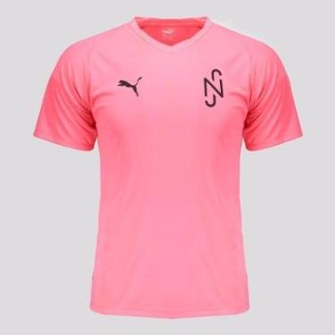 Imagem de Camiseta Puma Neymar Jr NJR Core Juvenil Rosa-Unissex
