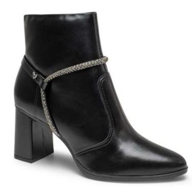 Imagem de Bota Cano Curto Mississipi J0355 Feminina - Preta-Feminino