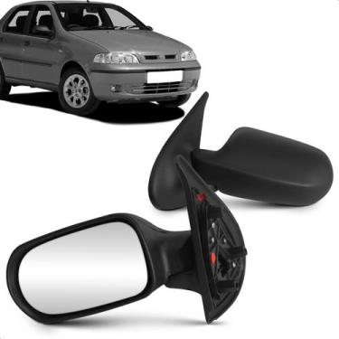 Imagem de Retrovisor Externo Espelho Lateral Palio G2 Fire 2001 a 2003 2 Portas 