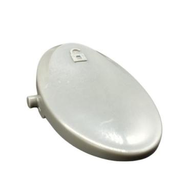 Imagem de Botão Tecla Cinza Trava do Recipiente para Aspirador Vertical Electrol