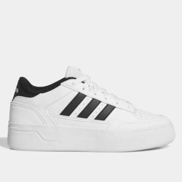 Imagem de Tênis Adidas Break Start Bold Feminino, Branco, Preto, 37