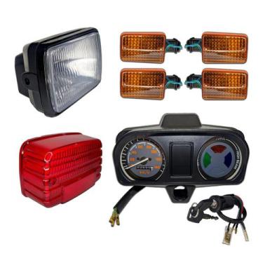Imagem de Painel Farol Pisca E Lente Da Lanterna Honda  Cg / ML 125  1983 1984 1