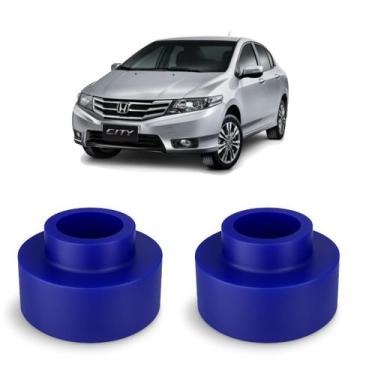 Imagem de Par Calço Mola Pu 37mm Traseiro Honda City 2008 até 2011 - Borfix