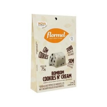 Imagem de Bombom Crocante com Cookies n'Cream Sem Açúcar Flormel 75g