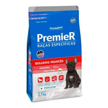 Imagem de Ração Premier Cão Filhote Raça Bulldog Francês Frango 2,5Kg