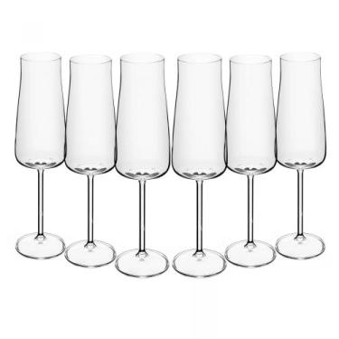 Imagem de Conjunto 6 Taças de Champanhe de Cristal Ecológico Alex 210ml - Wolff
