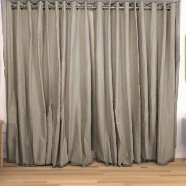 Imagem de Cortina Blackout 100% Linen 5,40x 2,60 - Niazitex, Areia