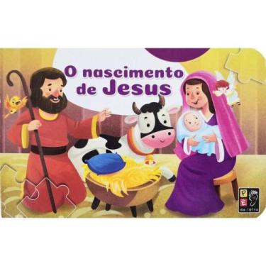 Imagem de Mini Quebra-Cabeça - O Nascimento de Jesus - Pé da Letra, Único