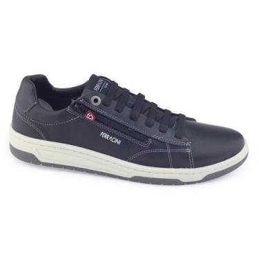 Imagem de Sapatênis Masculino Ferracini VOX BA 8052-617C couro Dubay, Preto, 39