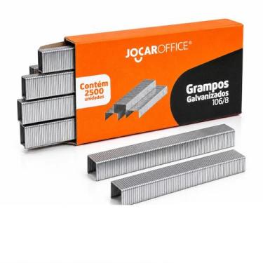Imagem de Grampo 106/8 Galvanizado Tapeceiro Reforçado 2500 Un - Jocar Office Le