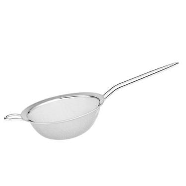 Imagem de Peneira Coador Aço Inox com Cabo 12cm Linha Classic - 123Útil