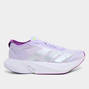 Imagem de Tênis Adidas Adizero Drive Rc Feminino, Roxo, Prata, 36