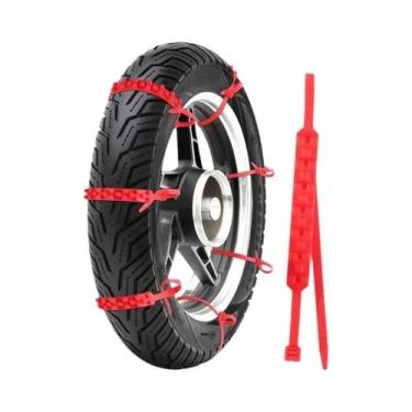 Imagem de Corrente De Neve Universal Antiderrapante Para Pneus De Moto E Bicicle