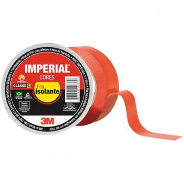 Imagem de Fita Isolante 3M Imperial 10M X 18 Verme - Kit C/10 Unidades