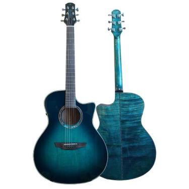Imagem de Violao Strinberg Diamond Da3sc Bl Artistico Blue Burst