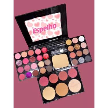 Imagem de Kit Estojo De Maquiagem Completo - Sarahs beauty