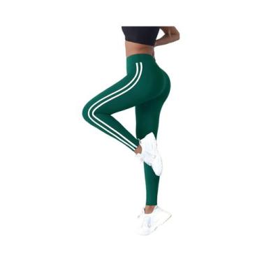 Imagem de Leggings De Yoga E Corrida Para Mulheres Com Cintura Alta, Stretch Em 