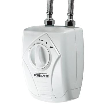 Imagem de Aquecedor de Água Elétrico de Passagem Versátil 5500W Parede Compacto Lorenzetti 220V