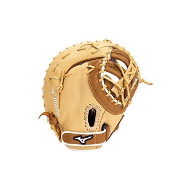 Imagem de Mizuno Luva de bola masculina de 31,7 cm, bege (bronze), 12,5 EUA