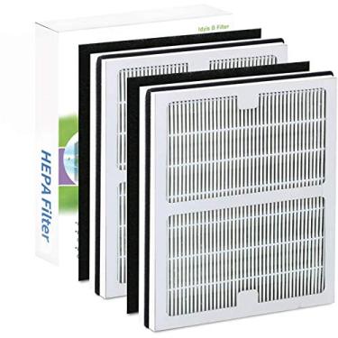 Imagem de Pacote com 2 filtros IAF-H-100B True Hepa para purificadores de ar Idylis AC-2125, AC-2126, IAP-10-125, IAP-10-150, IAP-10-050, IAC-40-140, modelo # IAF-H-100B, IAFH100000 B, inclui 2 IdFiltros de carbono HEPA e 2 da ylis B