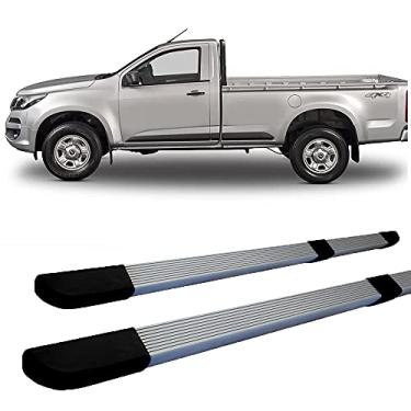 Imagem de Estribo S10 1995 ate 2011 Quadrado Modelo ORIGINAL Prata C/S