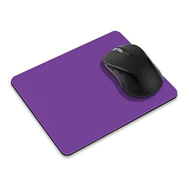 Imagem de Mouse pad retangular antiderrapante, mouse pad roxo orquídea sólida FINCIBO para casa, escritório e mesa de jogos