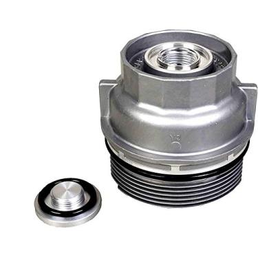 Imagem de 15620-31060. Capa de filtro de óleo, compatível com Toyota 4Runner Avalon Camry Fj Cruiser Highlander RAV4 Sienna Tacoma Tundra Venza mais. Substitui 15620-31060 1562031060 15643-31050 (alumínio)