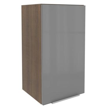 Imagem de Armário Aéreo Madesa Lux 35 Cm 1 Porta Rustic/cinza