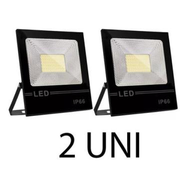 Imagem de Kit 2 Refletor Led 30W Smd  Ip66 Holofote 6500K - Luminarias