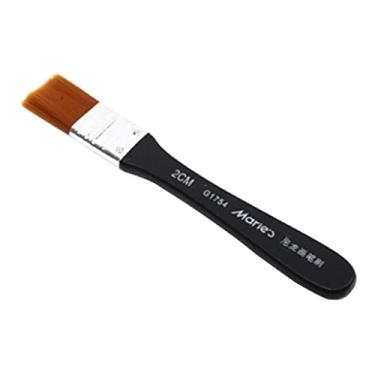 Imagem de Conjuntos de Pincéis de Pintura de Cabeça de Nylon para Acrílico//, Preto + marrom, 160x20mm.