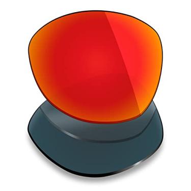 Imagem de Mryok Lentes de reposição polarizadas para Oakley Sweet Spot – Vermelho fogo