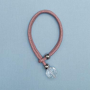 Imagem de 1 peça de cristal frisado cortina de borla tieback quarto acessórios suportes de cortinas fivela corda para decoração de casa talão cortina de atadura, H, 1 peça