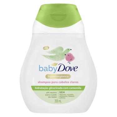 Imagem de Shampoo Baby Dove Cabelos Claros Hidratação Enriquecida 200ml