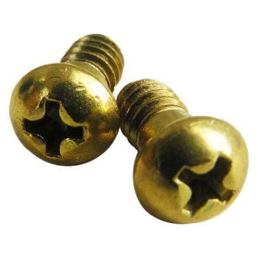 Imagem de LASCO SB-553 Parafuso de manopla de torneira com rosca de 1,9 cm x 10-24 e babador de latão, pacote com 2