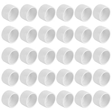 Imagem de Pacote com 30 encaixes de tampa de tubo de PVC de 1 polegada, acessórios de tubo adaptador de plugue de tubo de PVC de grau de móveis SCH40 para construir móveis de PVC DIY prateleira de jardim, uso doméstico ou industrial