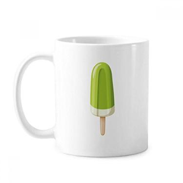 Imagem de Caneca de sorvete doce de cerâmica com picolé de feijão mungo verde cerâmica xícara de porcelana de café louça