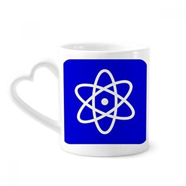 Imagem de Pacote Azul Quadrado Caneca Marca de Aviso Caneca Café Cerâmica Copos Copo Coração Vidro