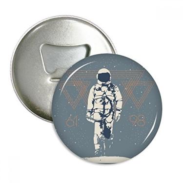 Imagem de Emblema multifuncional com ímã de geladeira e ímã de geladeira do universo e alienígena