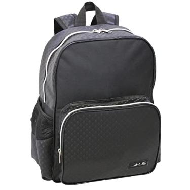 Imagem de Mochila LS Bolsas Para Notebook 15.6 Preta com Detalhe em Soft-Touch 4 divisões - MN4214