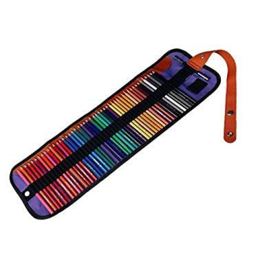 Imagem de Conjunto de Lápis de Cor, 72 Cores, Cores Vivas, Dureza Moderada, Lápis de Cor Com Bolsa de Lápis, Conjunto de Lápis de Cor, Suprimentos de Desenho de Arte para Adultos, Estudantes
