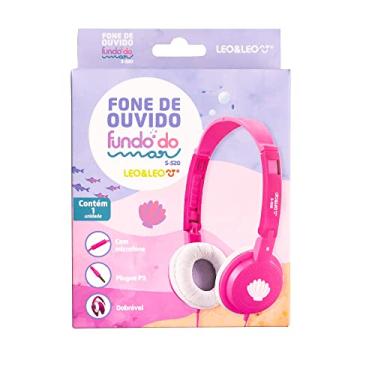Imagem de FONE DE OUVIDO FUNDO DO MAR S-520 C/MICROFONE NA LAPELA - COR ROSA LEO&LEO