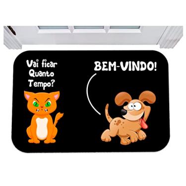 Imagem de Capacho pet gato cachorro vai ficar quanto tempo bem vindo