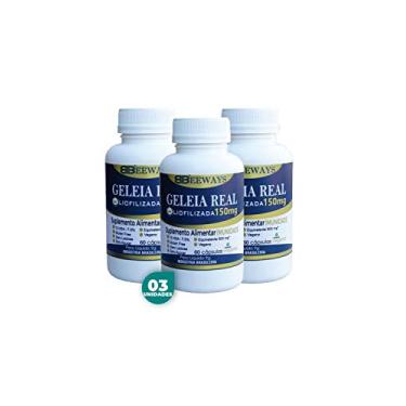 Imagem de Geleia Real Liofilizada Bee Ways | 60 Capsúlas 150mg - Combo 3 unidades