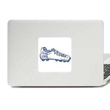 Imagem de Tênis de futebol de desenho animado azul decalque vinil paster laptop adesivo decoração PC