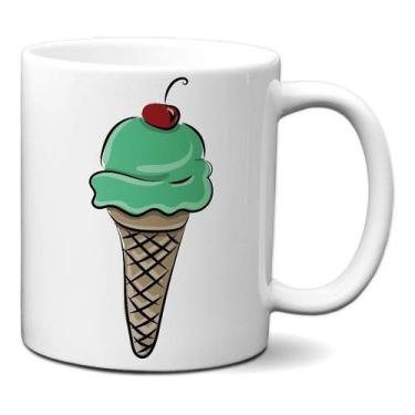 Imagem de Caneca Sorvete De Casquinha Presente Criativo Personalizado