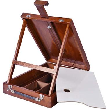 Imagem de Souza & Cia, Estojo/Cav. Da Vinci, Mad. MDF Mogno (Ref: 4215)